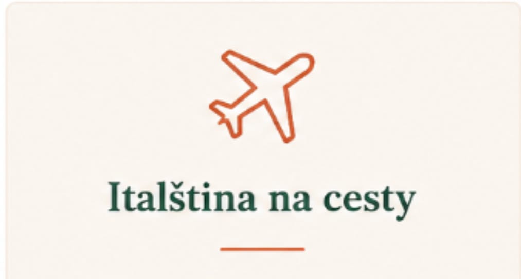 italstina na cesty
